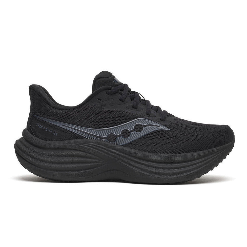 Saucony Triumph 24 Women's Running Shoes - Triple Black