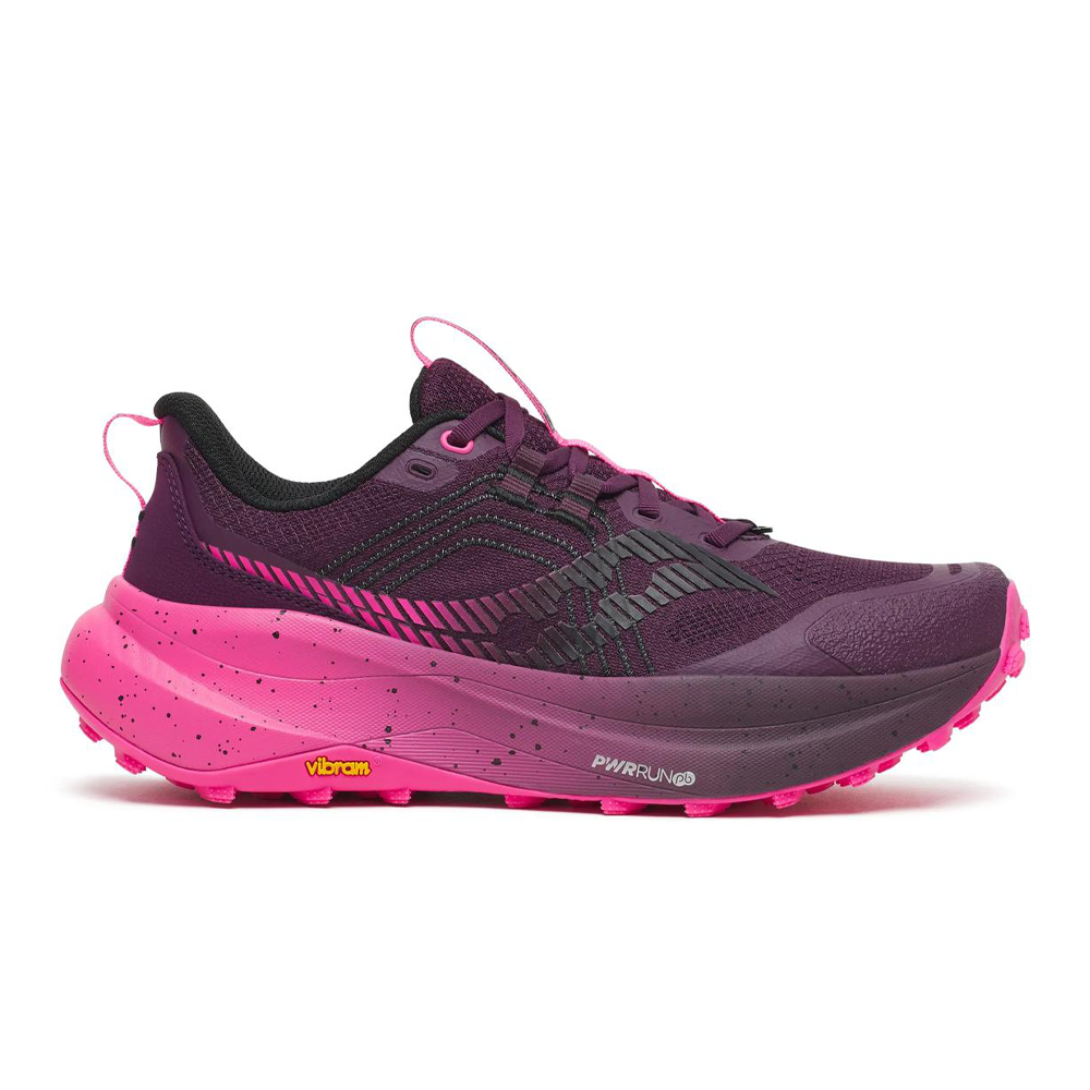 Saucony Xodus Ultra 4 Women's Trail Running Shoes - Eggplant/Shock