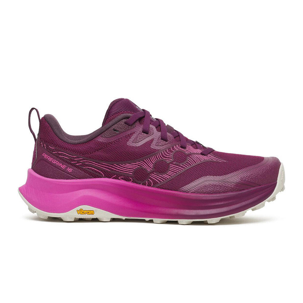 Saucony Peregrine 16 Women's Trail Running Shoes - Plum/Mulberry