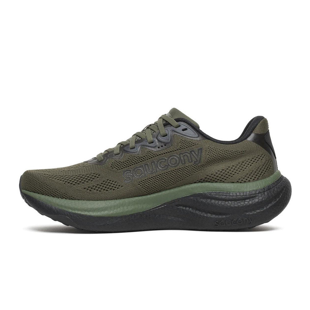 Saucony Ride 19 Men's Running Shoes - Fatigue/Black