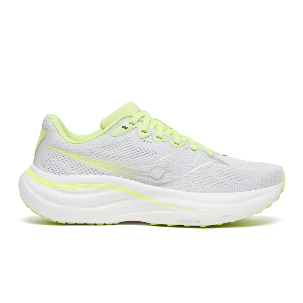 Saucony Ride 19 Women's Running Shoes - White/Tart
