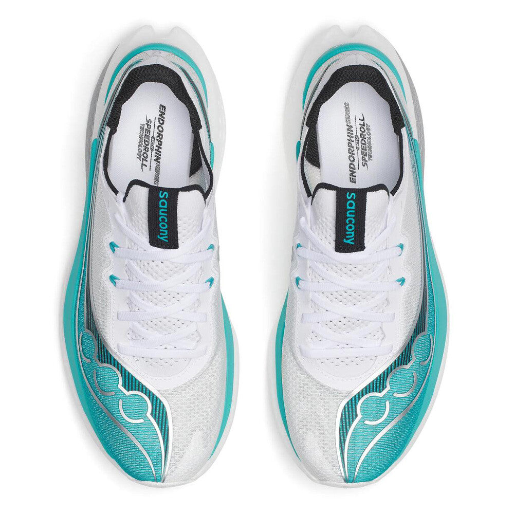 Saucony Endorphin Pro 5 Men's Running Shoes - White/Tranquil