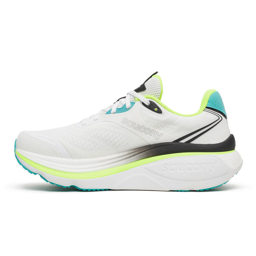 Saucony Hurricane 26 Men's Running Shoes - White/Citron