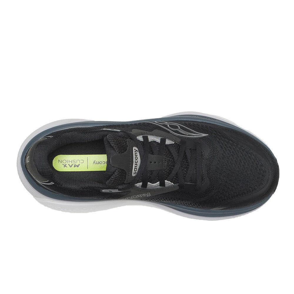 Saucony Hurricane 26 Men's Running Shoes (2E Width) - Black/Silver
