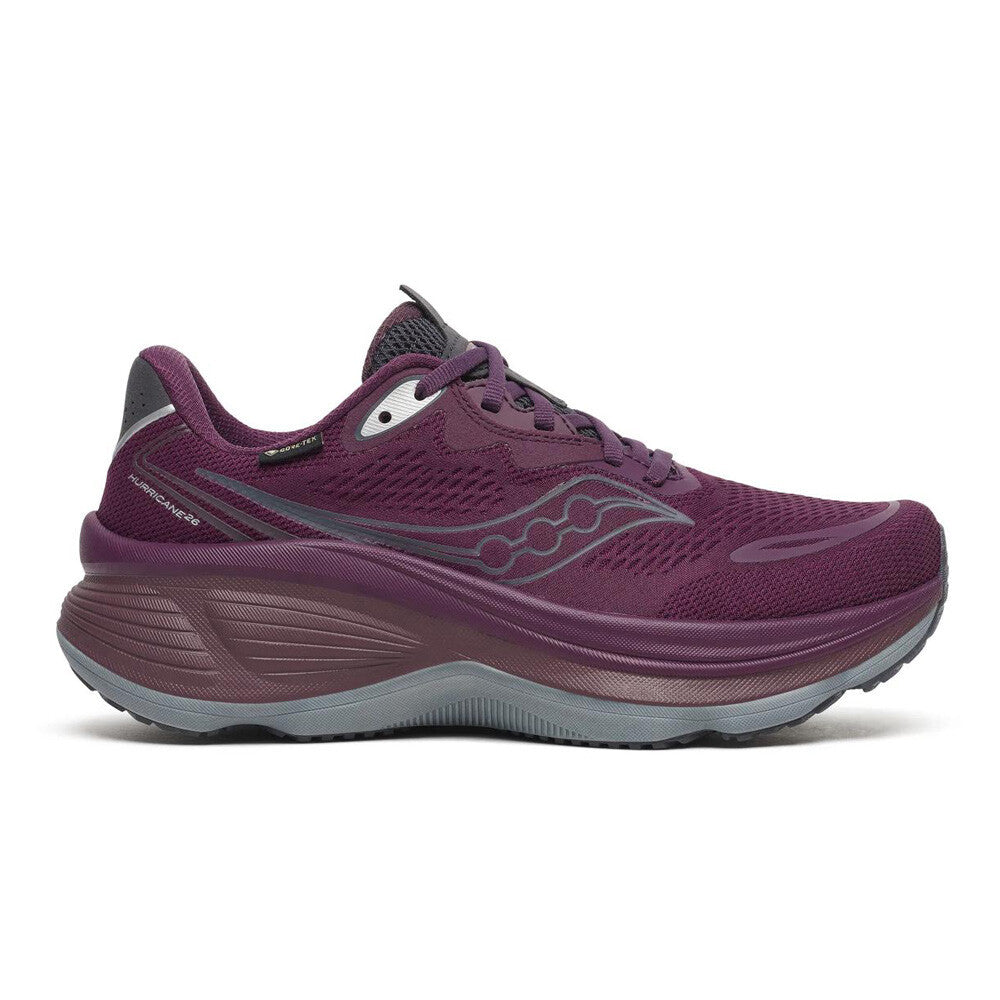Saucony Hurricane 26 GORE-TEX Women's Running Shoes - Eggplant/Cinder