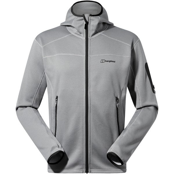 BERGHAUS PRIVITALE MTN 2.0 HOODED FLEECE JACKET - GREY