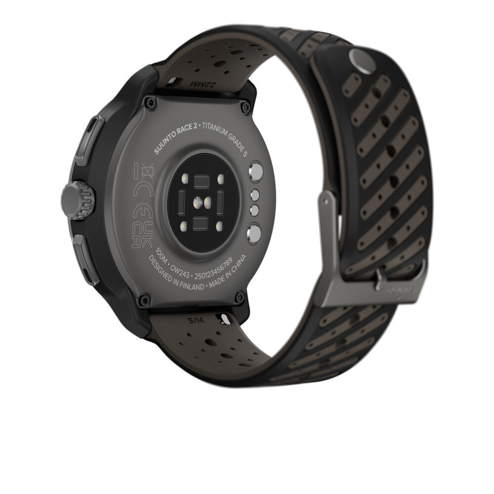 Suunto Race 2 Titanium GPS Watch - Titanium Black