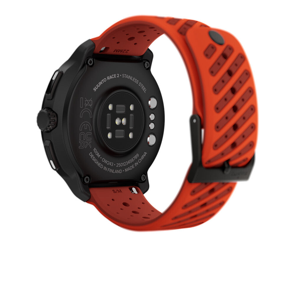 Suunto Race 2 GPS Watch - Coral Orange