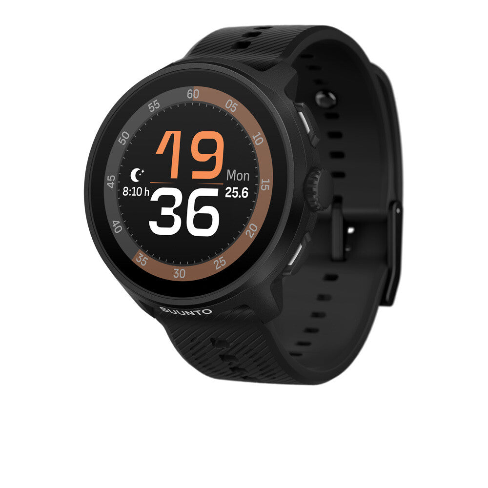 Suunto Run GPS Watch with Silicone Strap - All Black