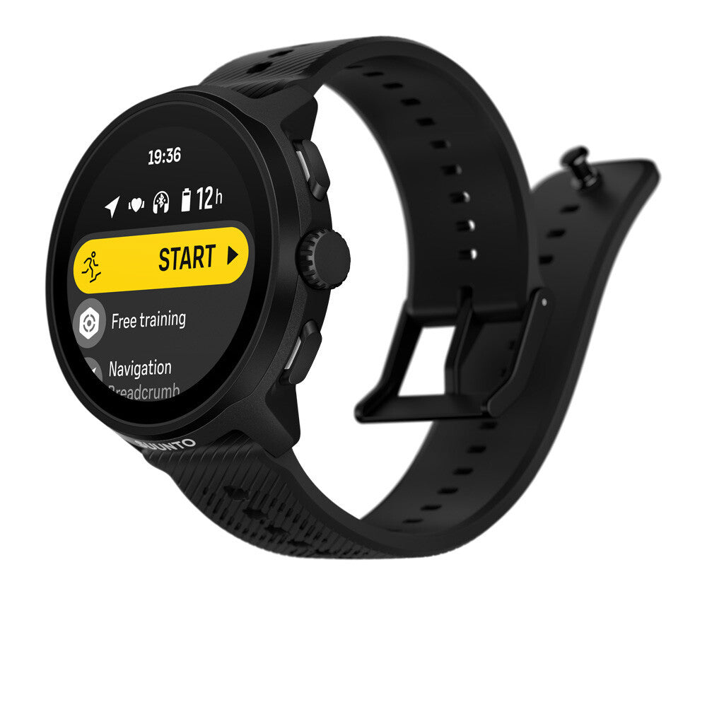 Suunto Run GPS Watch with Silicone Strap - All Black