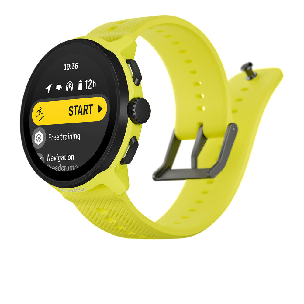 Suunto Run GPS Watch with Silicone Strap - Lime