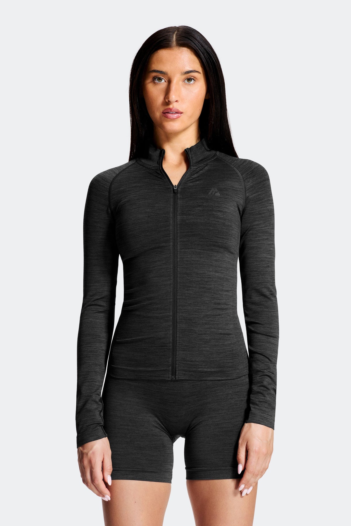 Montirex Women's Trail Seamless Full Zip - Black