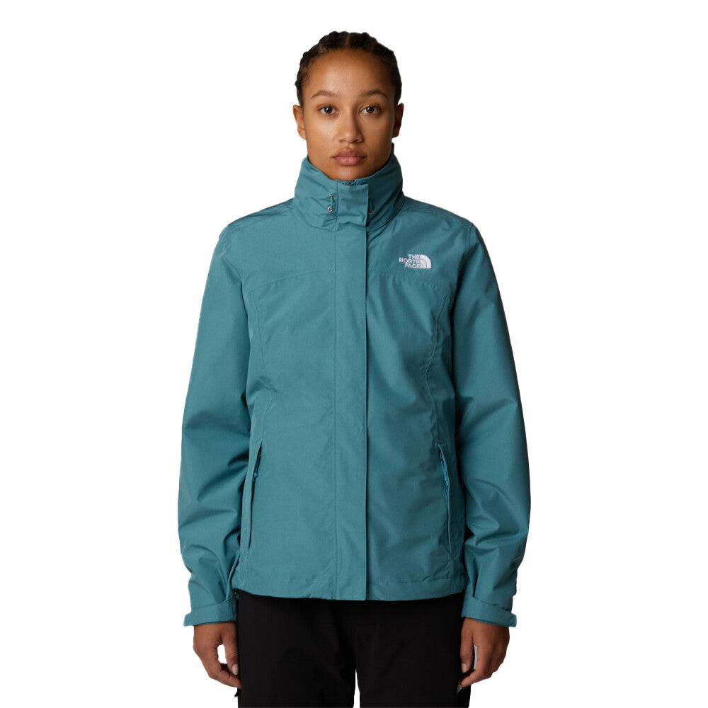 The North Face Sangro Waterproof Women's Jacket - Algae Blue/Dark Heather