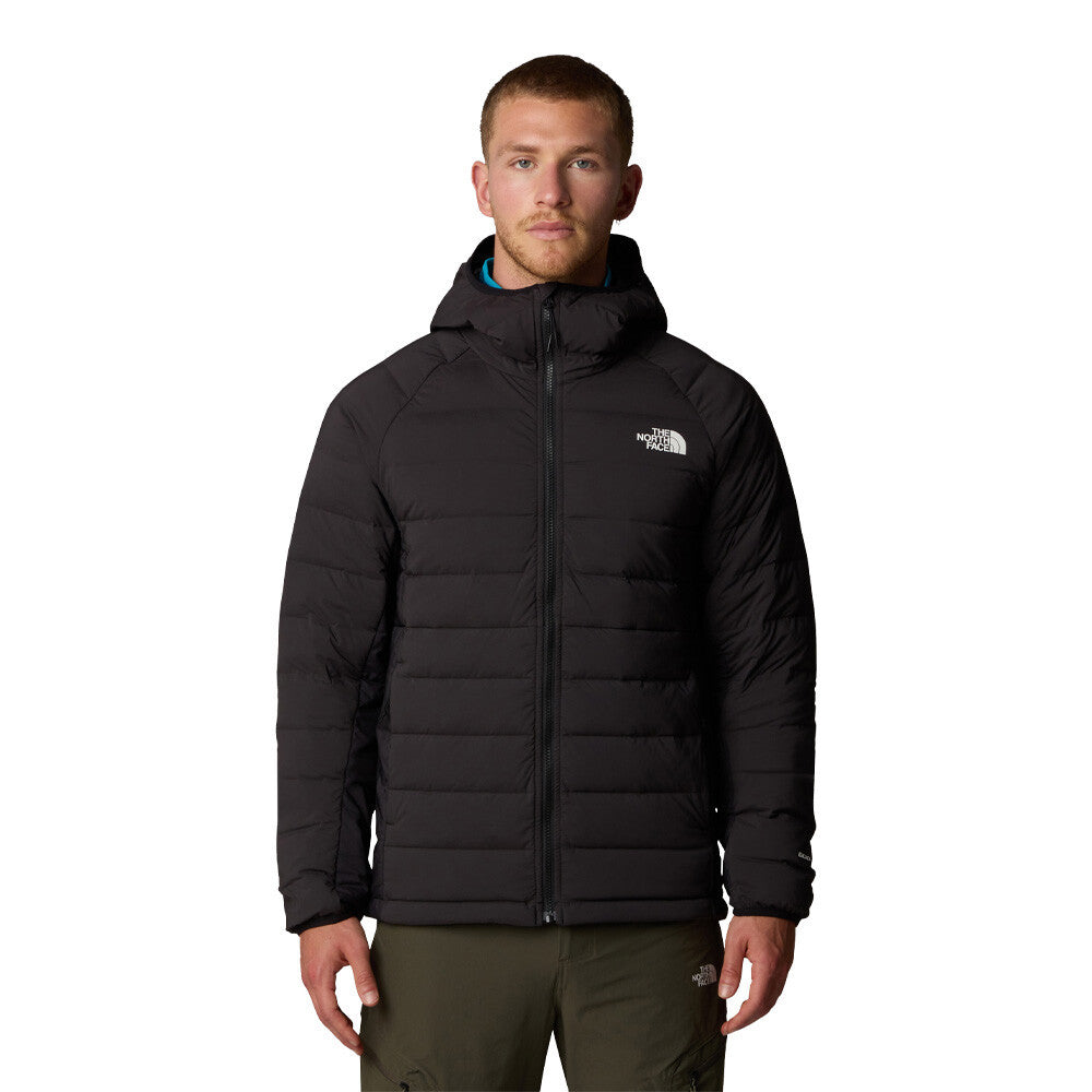 The North Face Belleview Stretch Down Hooded Men's Jacket - Black/Npf