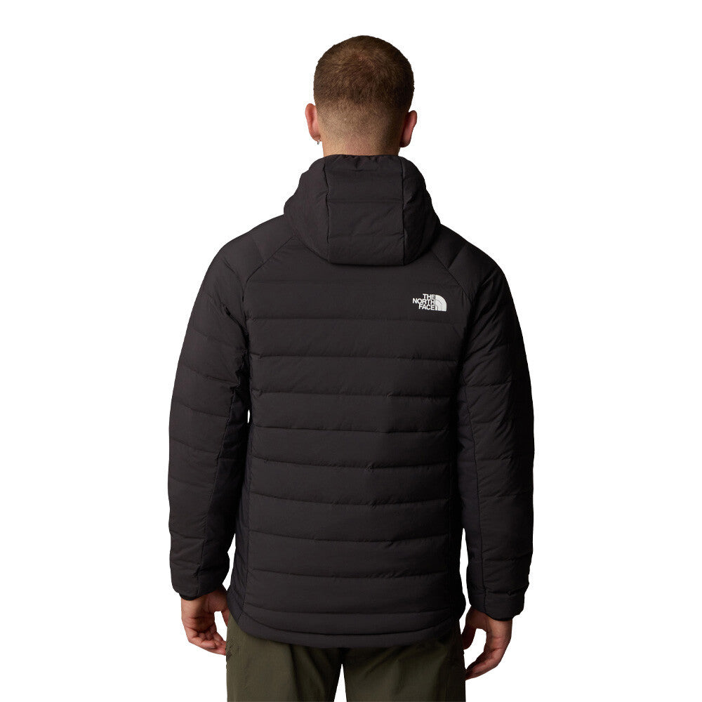 The North Face Belleview Stretch Down Hooded Men's Jacket - Black/Npf