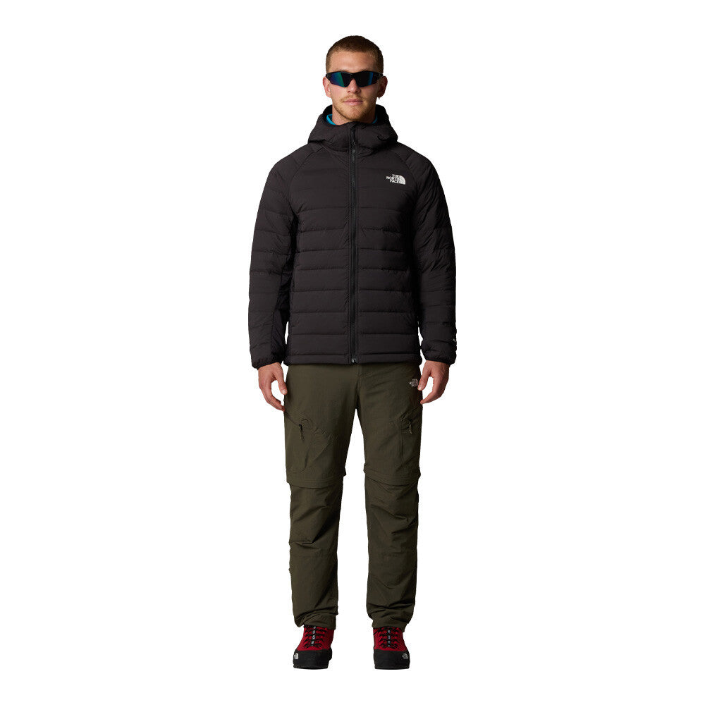 The North Face Belleview Stretch Down Hooded Men's Jacket - Black/Npf