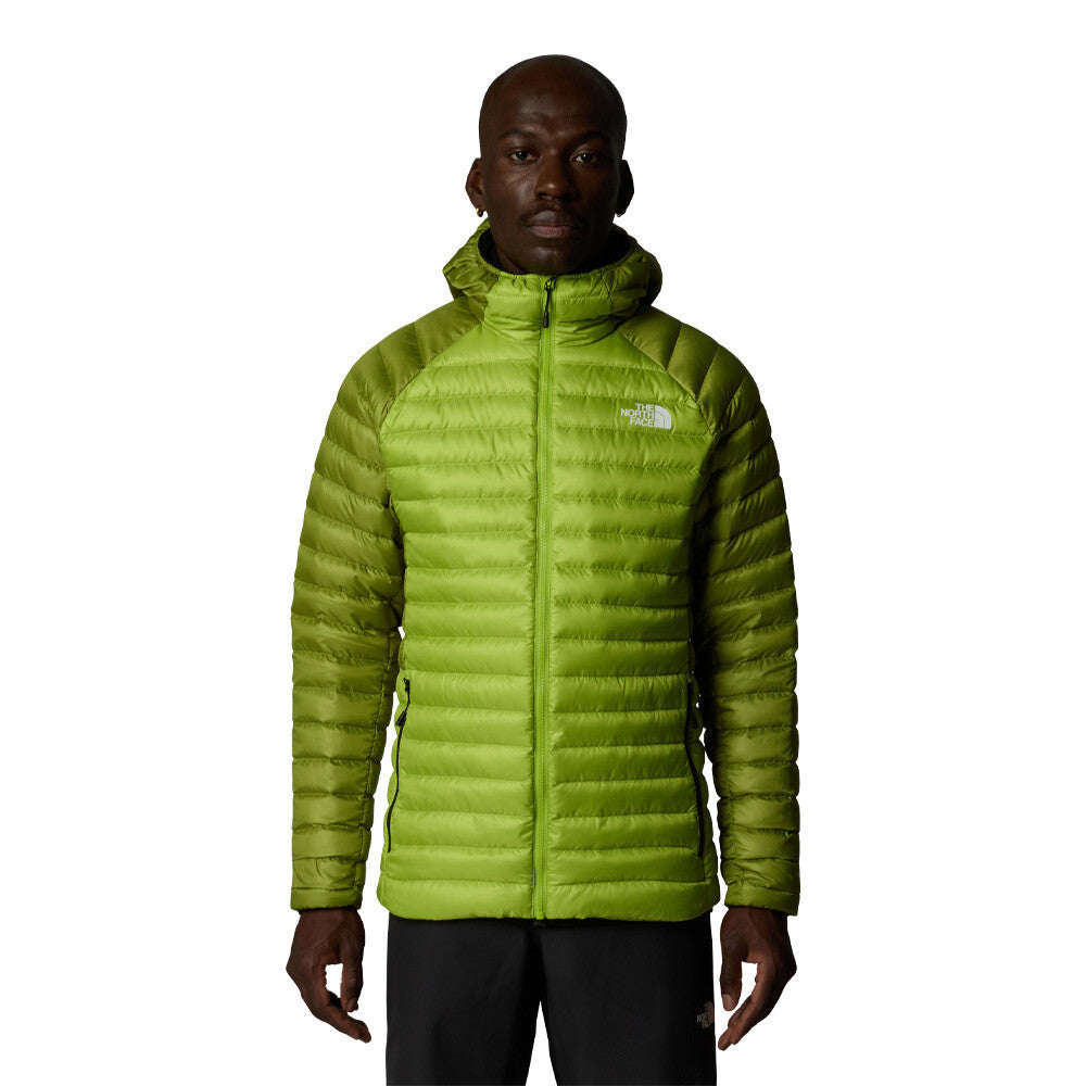 The North Face Bettaforca Hooded Down Men's Jacket - Meadow Grass/Oak Green
