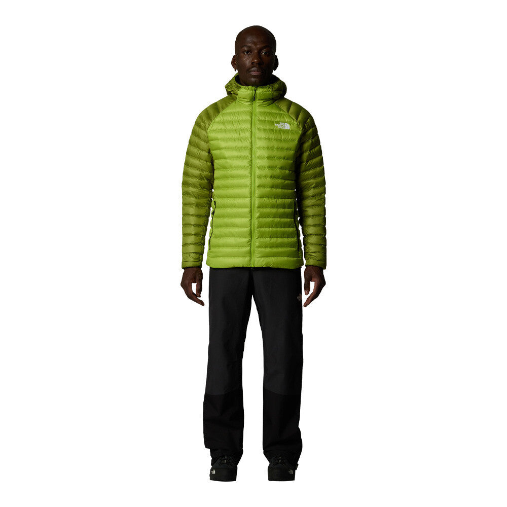 The North Face Bettaforca Hooded Down Men's Jacket - Meadow Grass/Oak Green