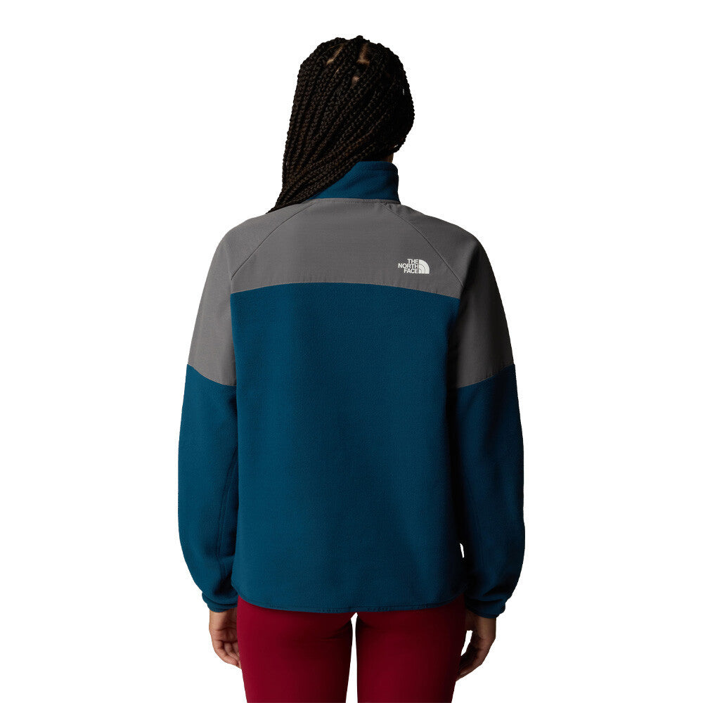 The North Face Glacier Heavyweight 1/2 Zip Women's Jacket - Midnight Petrol/Smoked Pearl