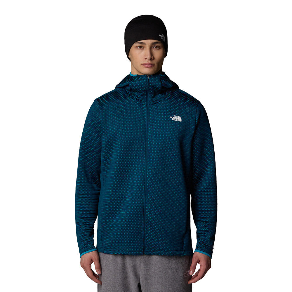 The North Face Vertical Thermal Full Zip Hooded Men's Jacket - Midnight Petrol