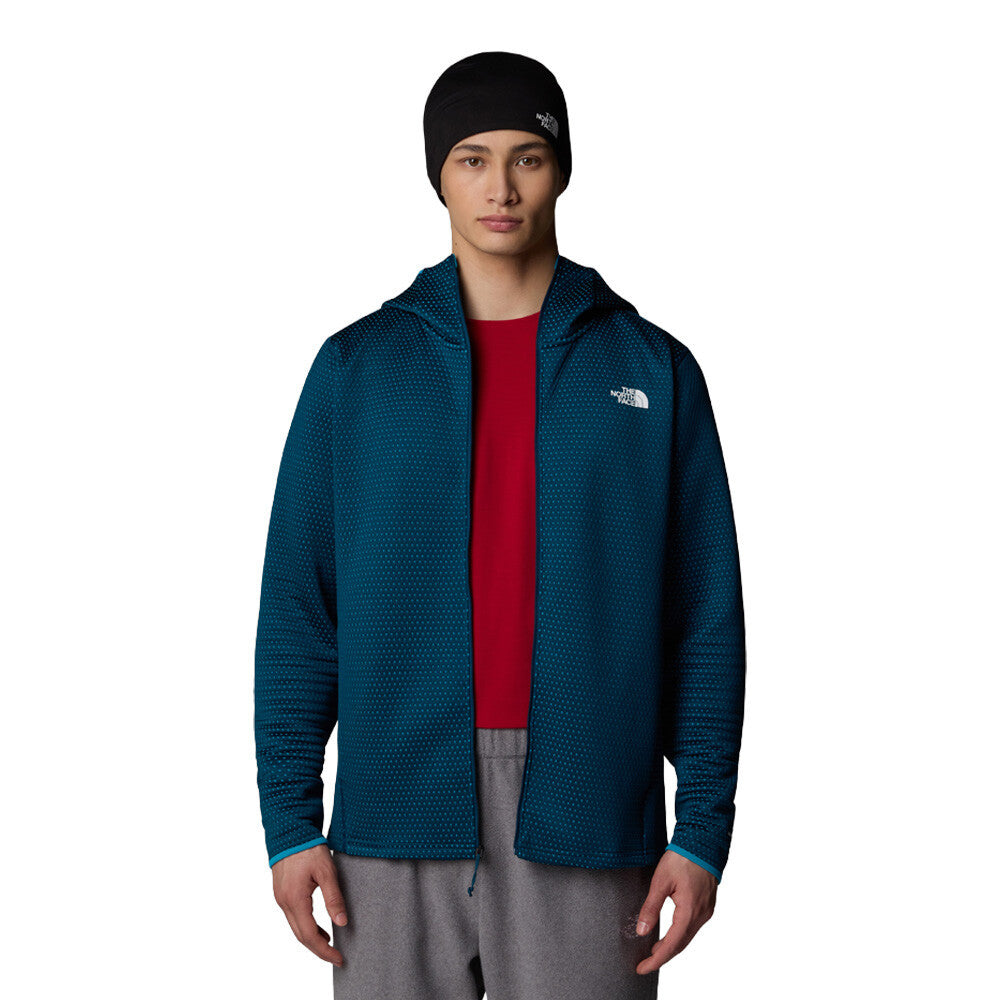 The North Face Vertical Thermal Full Zip Hooded Men's Jacket - Midnight Petrol