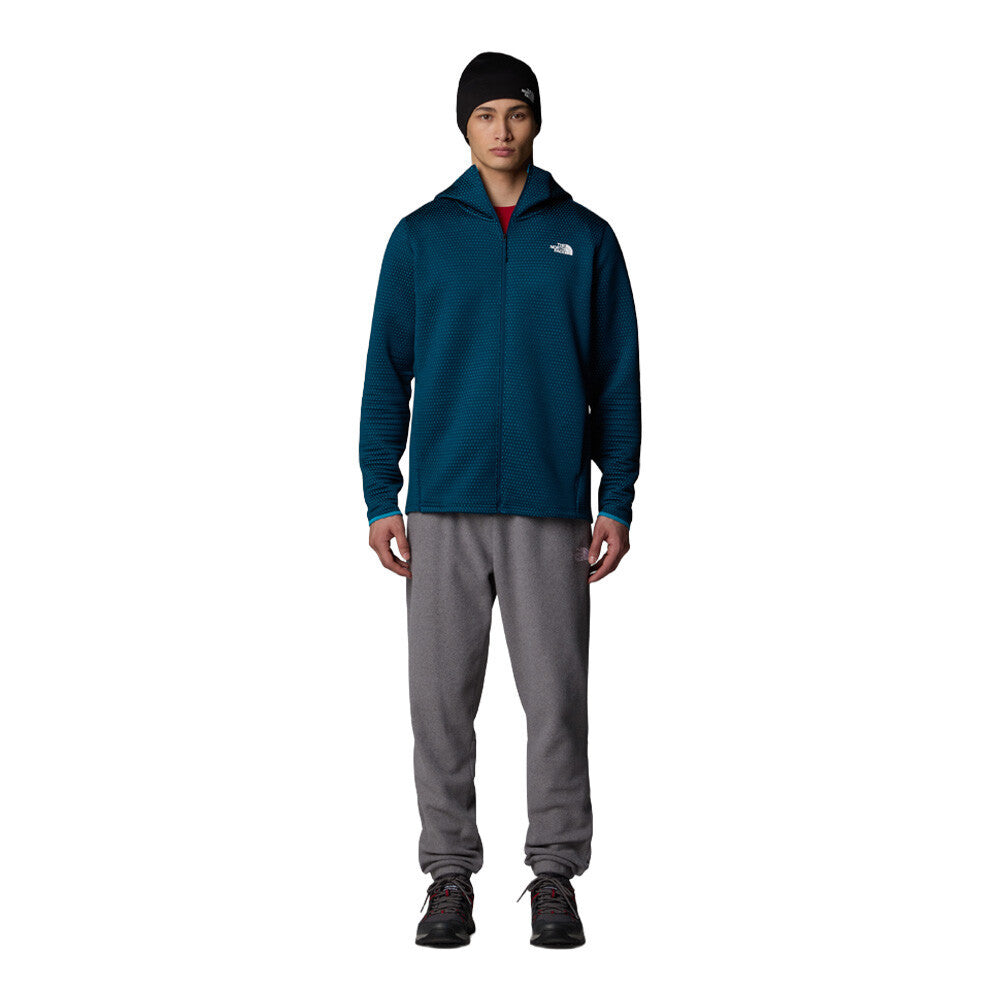 The North Face Vertical Thermal Full Zip Hooded Men's Jacket - Midnight Petrol