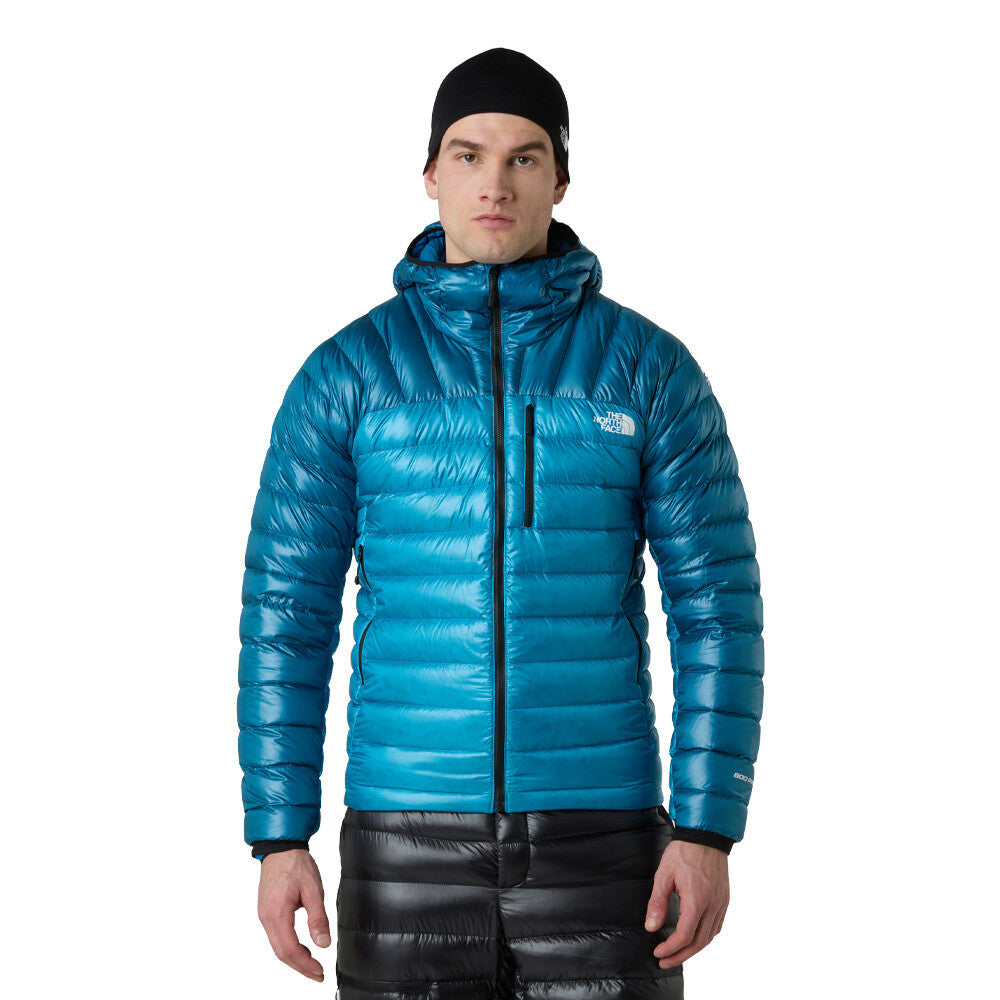 The North Face Summit Series Breithorn Hooded Men's Down Jacket - Meridian Blue/Dusk Blue