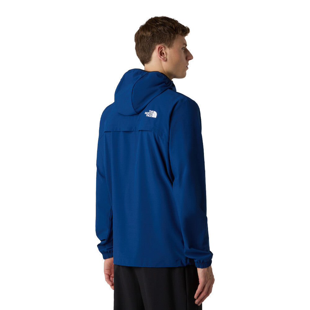 The North Face Mountain Athletics Hooded Men's Wind Jacket - Estate Blue