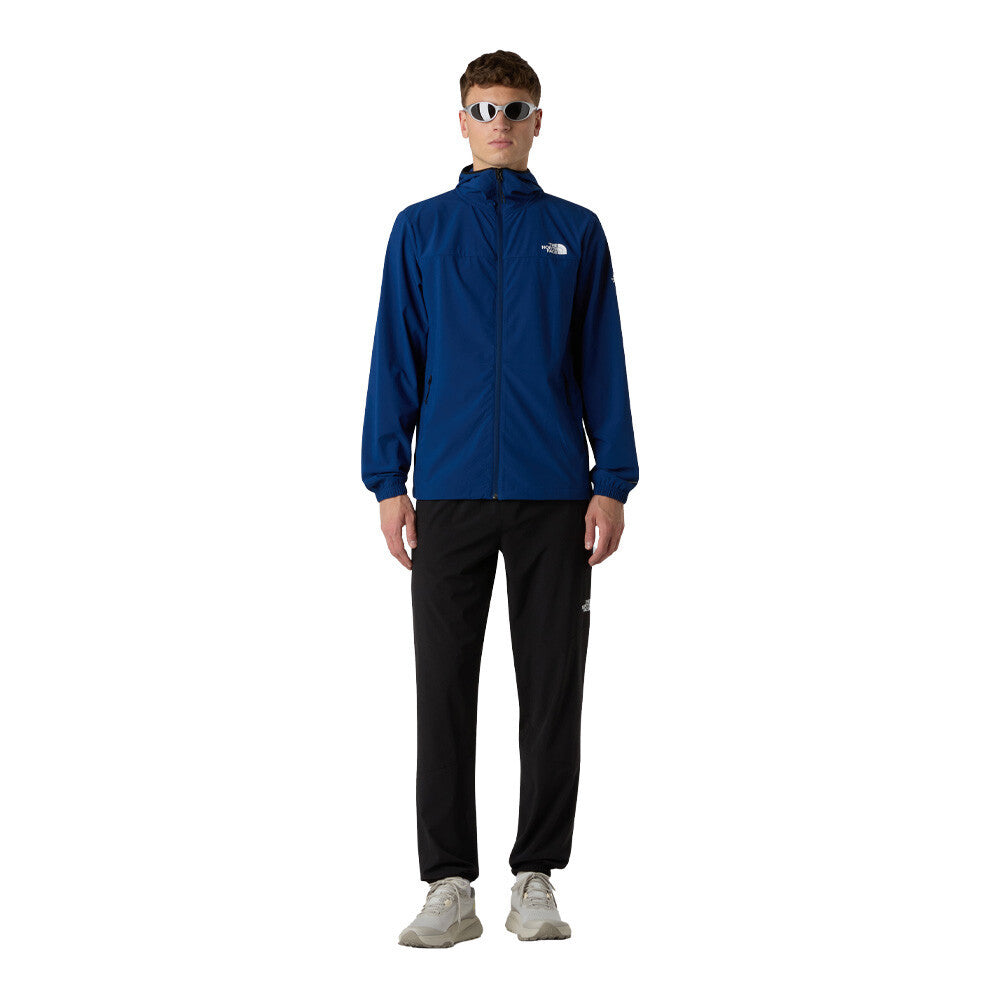 The North Face Mountain Athletics Hooded Men's Wind Jacket - Estate Blue