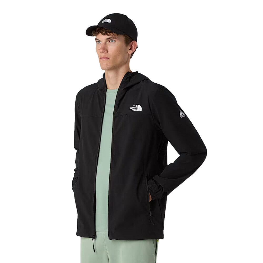 The North Face Mountain Athletics Hooded Men's Wind Jacket - Black