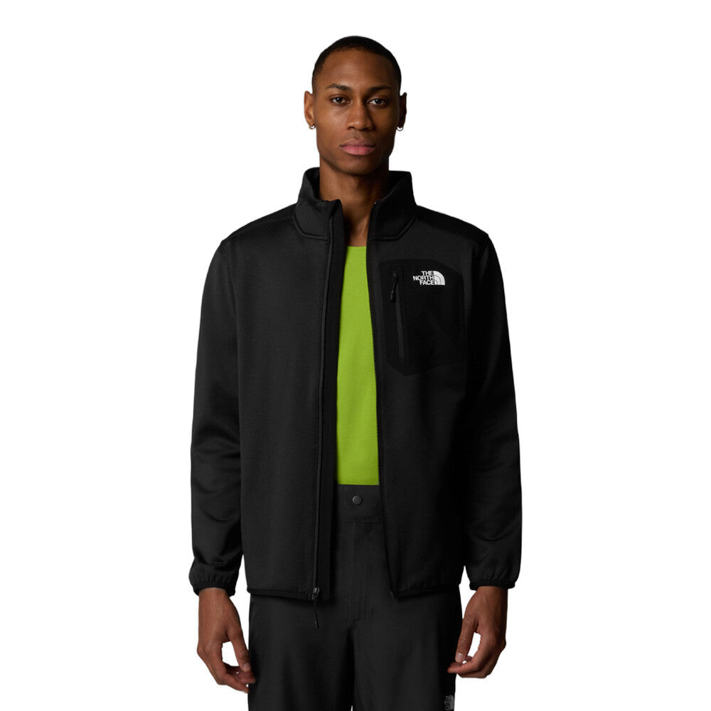 The North Face Crest Full Zip Fleece Men's Jacket - Black