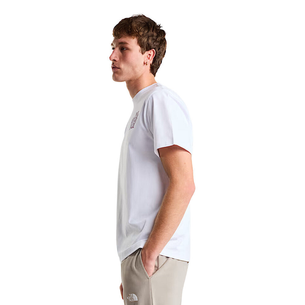 The North Face Drip Logo Relaxed Graphic Men's T-Shirt - White