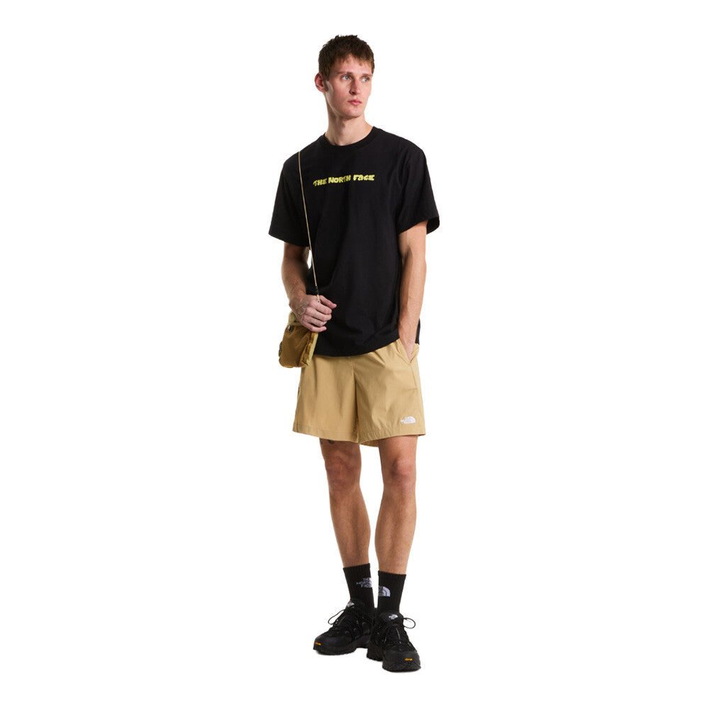 The North Face Logo Twist Relaxed Graphic Men's T-Shirt - Black