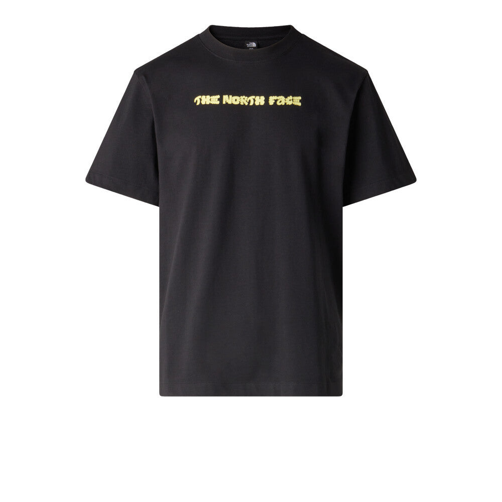 The North Face Logo Twist Relaxed Graphic Men's T-Shirt - Black