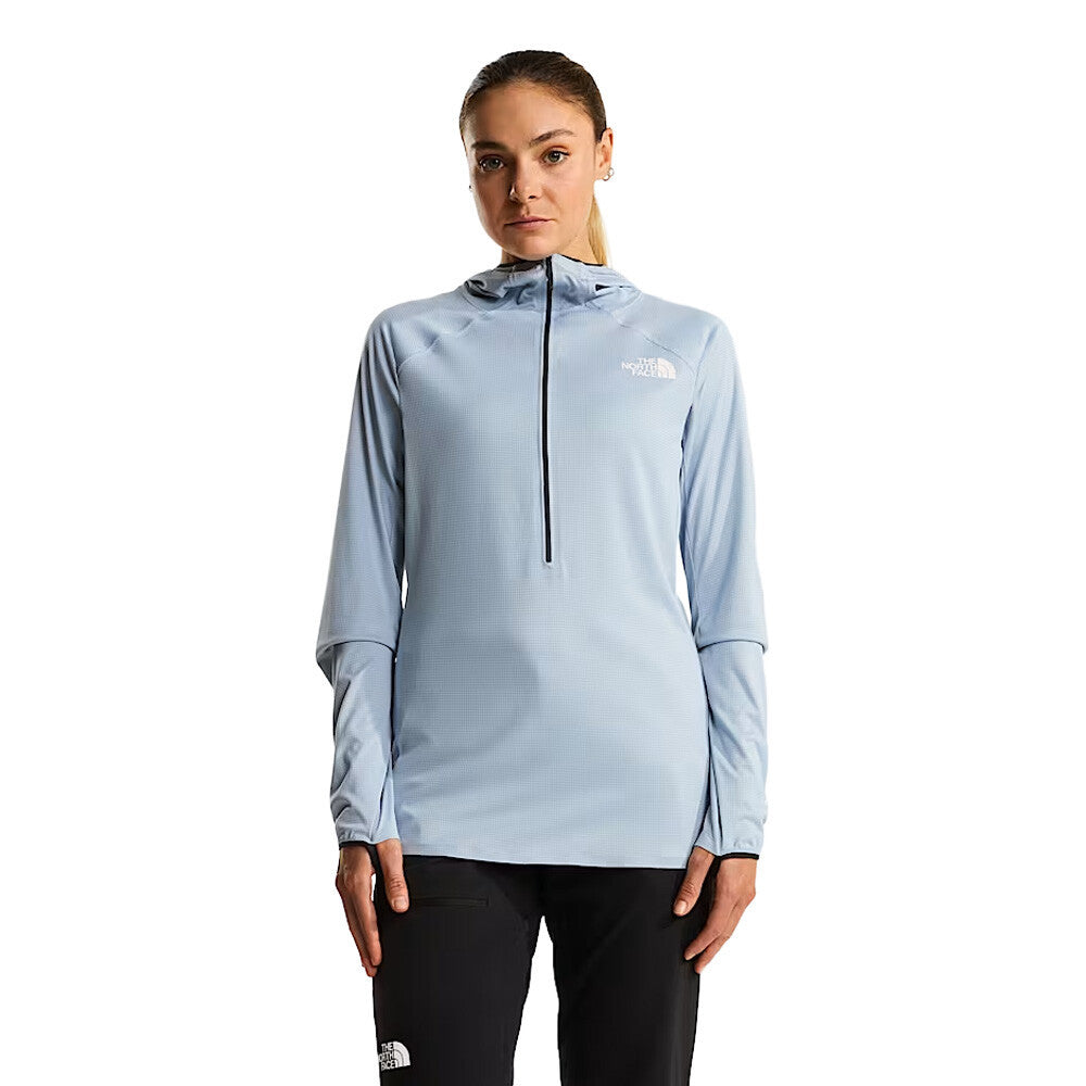 The North Face Summit Direct Sun Hooded Women's T-Shirt - Frost Grey