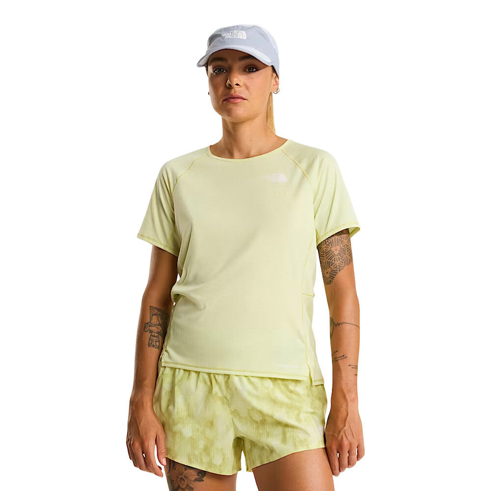 The North Face Sunriser Women's Running T-Shirt - Lemon Mist