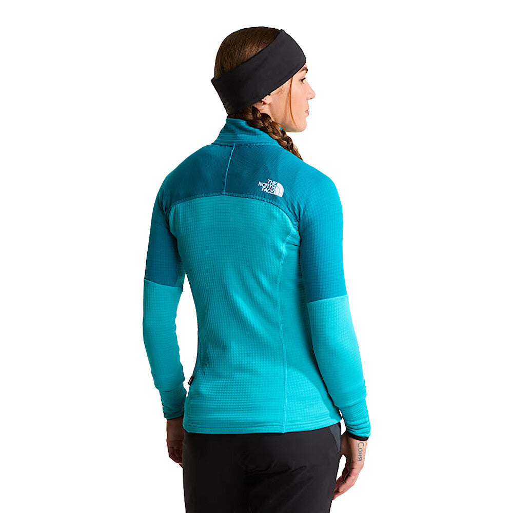 The North Face Stormgap Polartec Power Grid Women's T-Shirt - Galactic Blue/Deep Teal