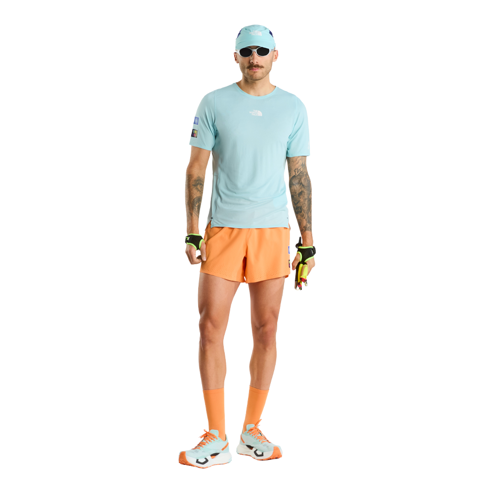 The North Face Summit Series High Men's Trail Running T-Shirt - Canal Blue
