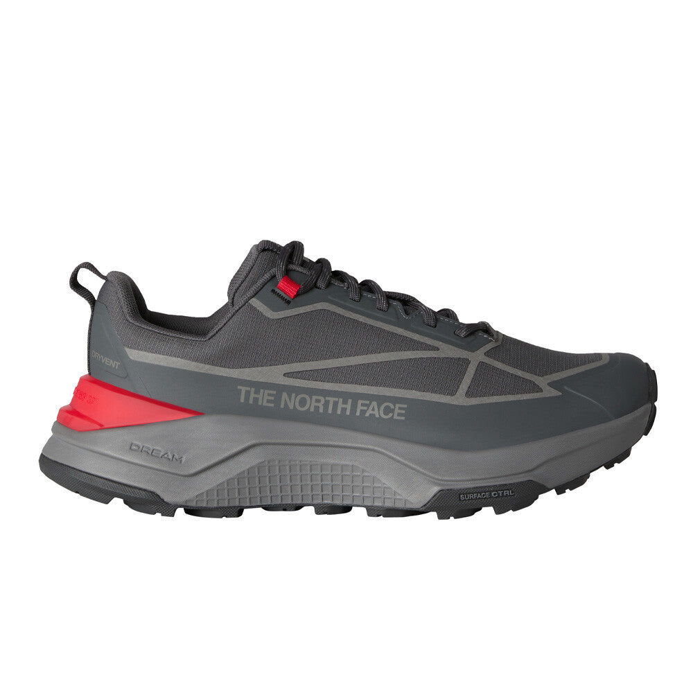 The North Face Fastpack Waterproof Men's Walking Shoes - Anthracite Grey/Red