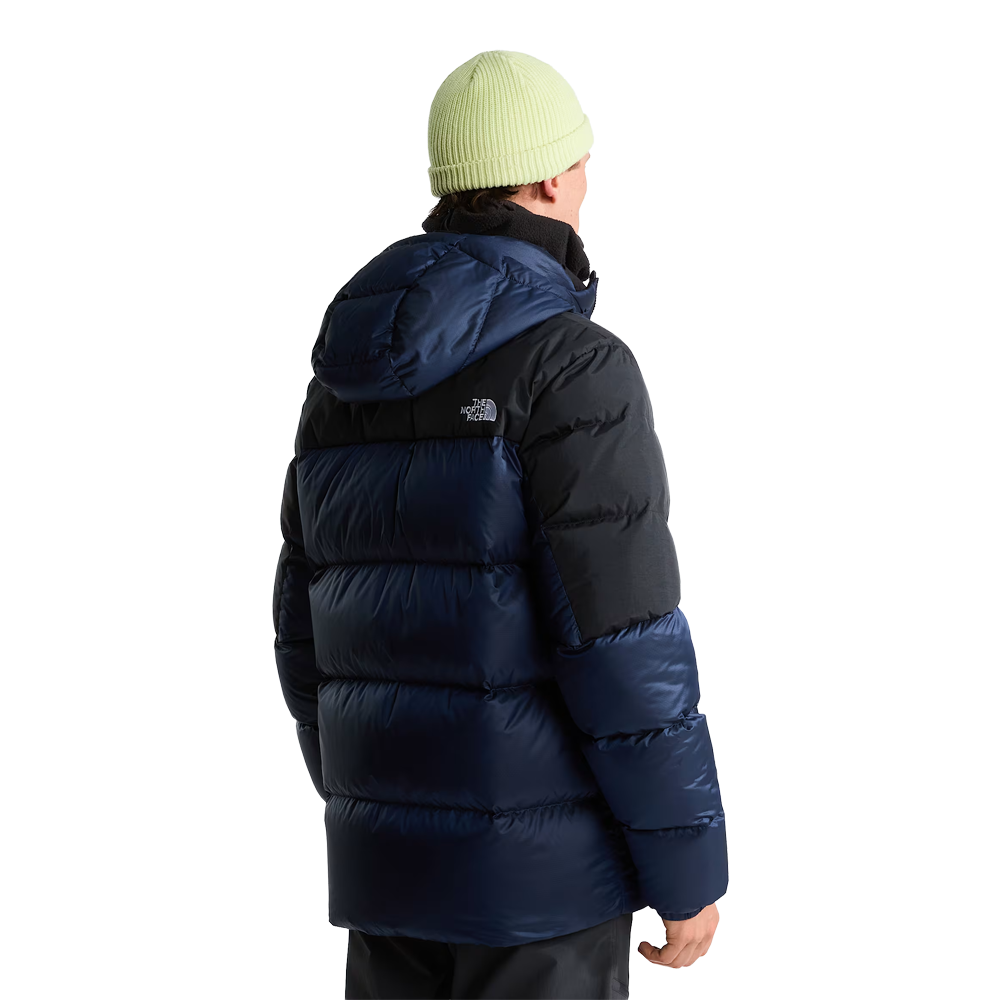 The North Face Diablo Down 2.0 Hooded Men's Jacket - Estate Blue Black Heather/Black
