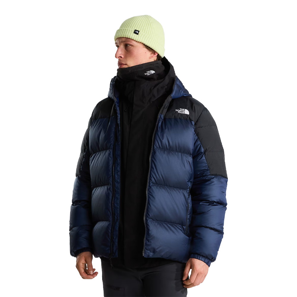 The North Face Diablo Down 2.0 Hooded Men's Jacket - Estate Blue Black Heather/Black