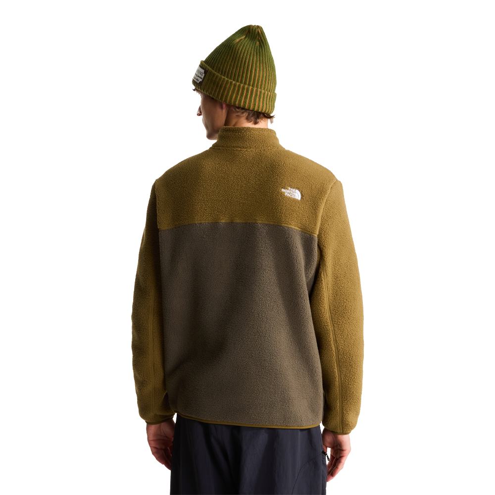 The North Face Yumiori 1/4 Zip Men's Fleece - New Taupe Green/Caraway Seed