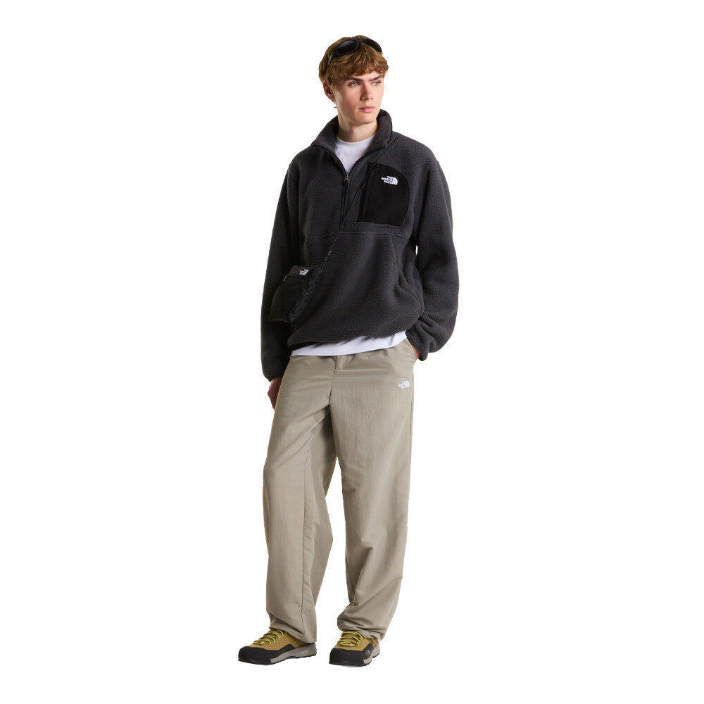 The North Face Yumiori Off-Peak 1/2 Zip Men's Top - Asphalt Grey/Black