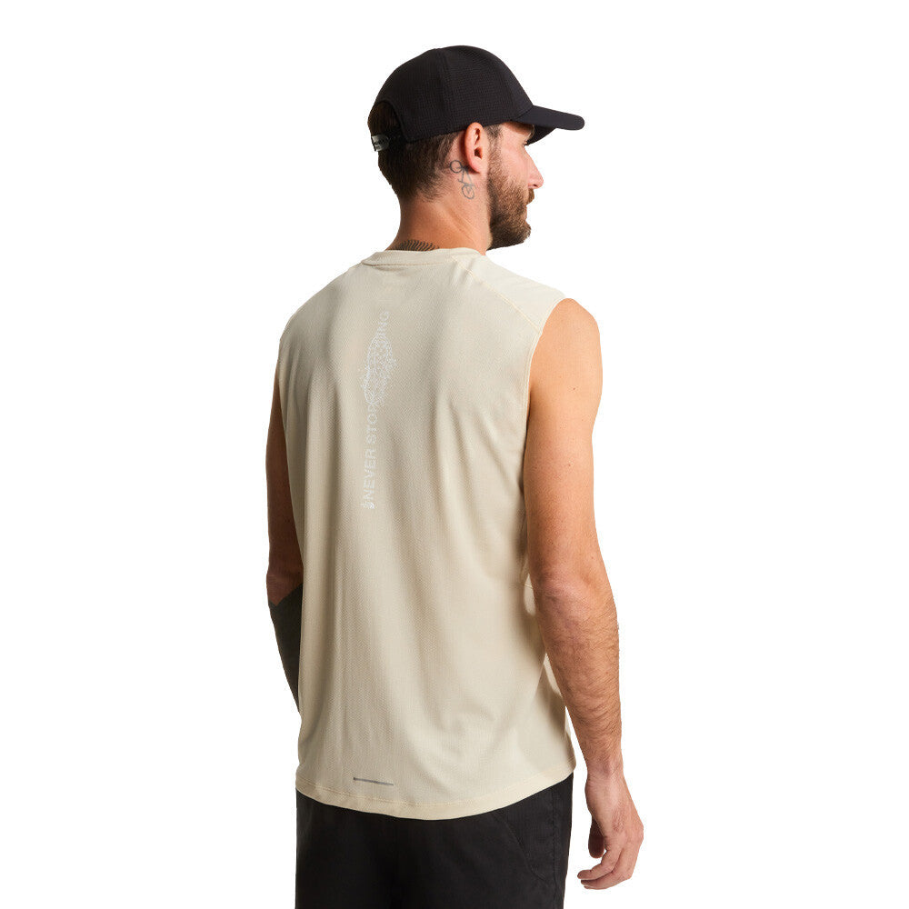 The North Face Lightbright Men's Trail Running Vest - Desert Stone