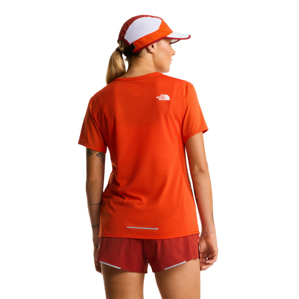 The North Face Summit High Trail Run Women's Running T-Shirt - Lava Red