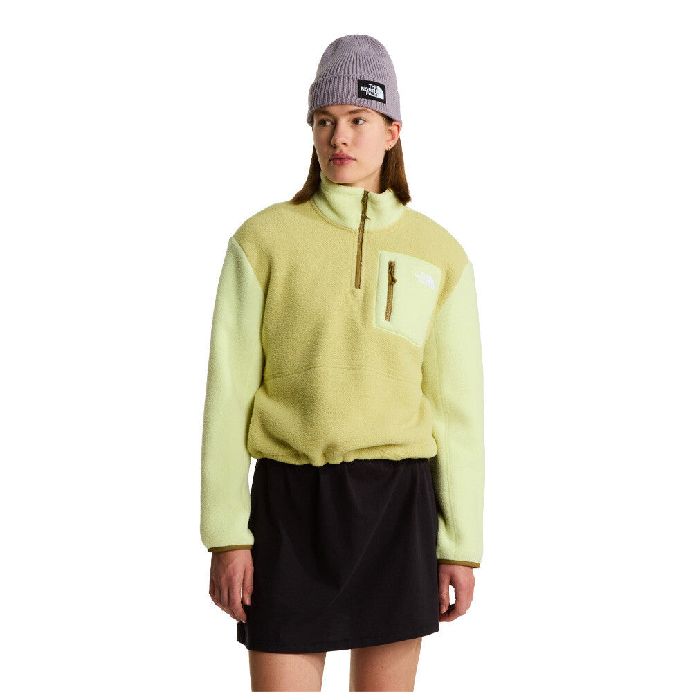 The North Face Yumiori 1/4 Zip Women's Jacket - Pear/Lemon Mist/Cedar