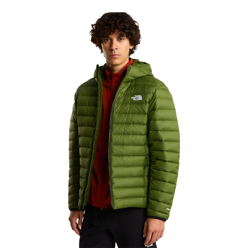 The North Face Classic Down Men's Hooded Jacket - Woodland Green