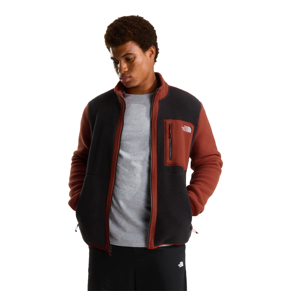 The North Face Yumiori Men's Fleece Jacket - Black/Ember Soil/Iron Clay