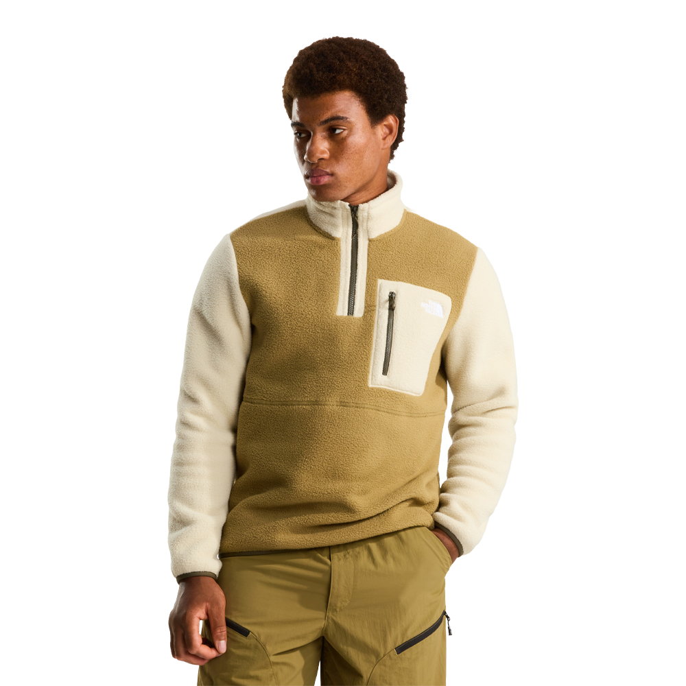 The North Face Yumiori 1/4 Zip Men's Fleece - Cedar/Desert Stone/New Taupe Green