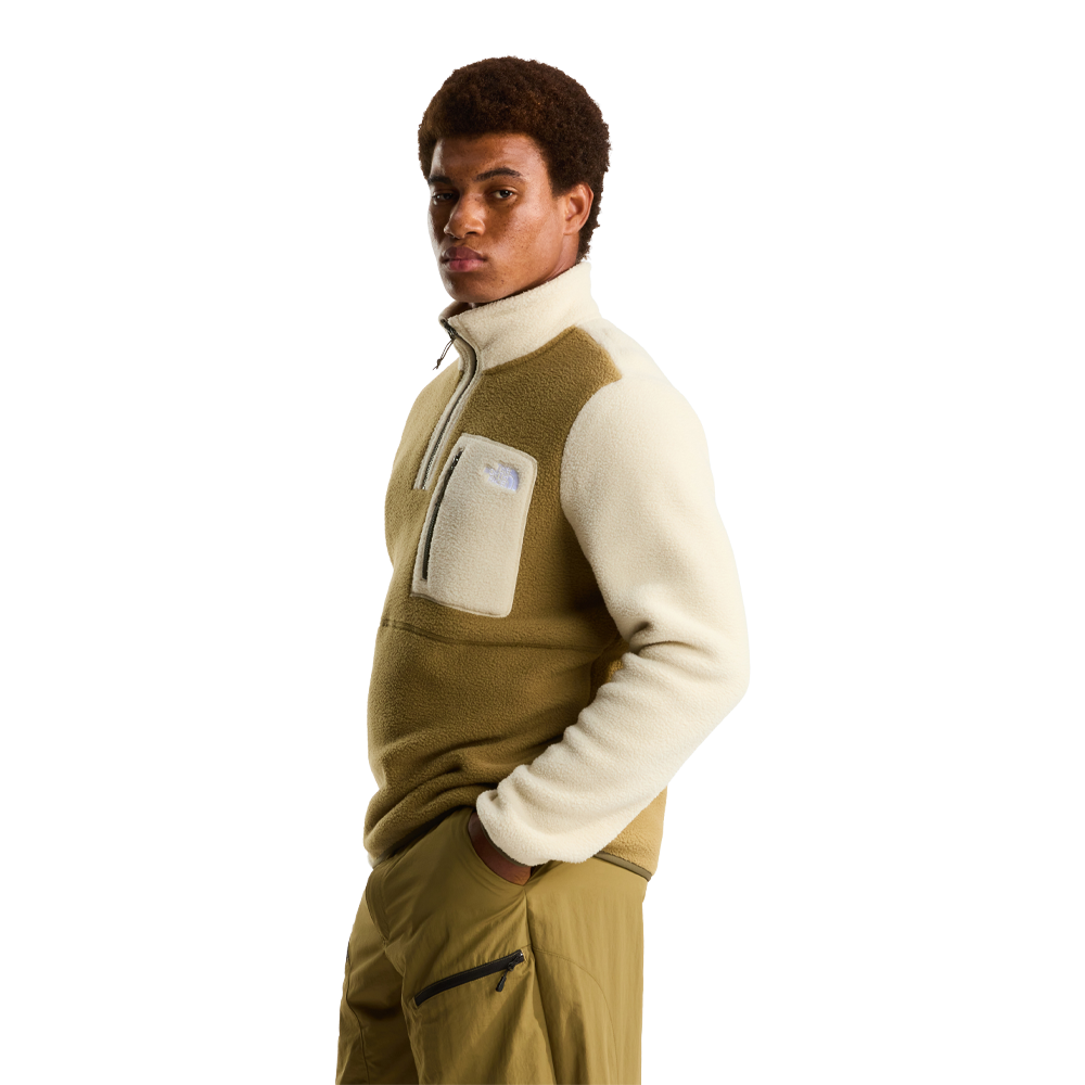 The North Face Yumiori 1/4 Zip Men's Fleece - Cedar/Desert Stone/New Taupe Green